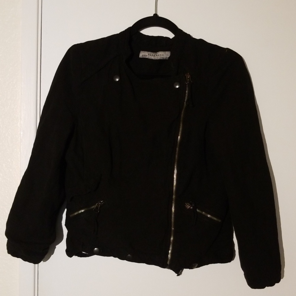 Black Zara Basic Jacket